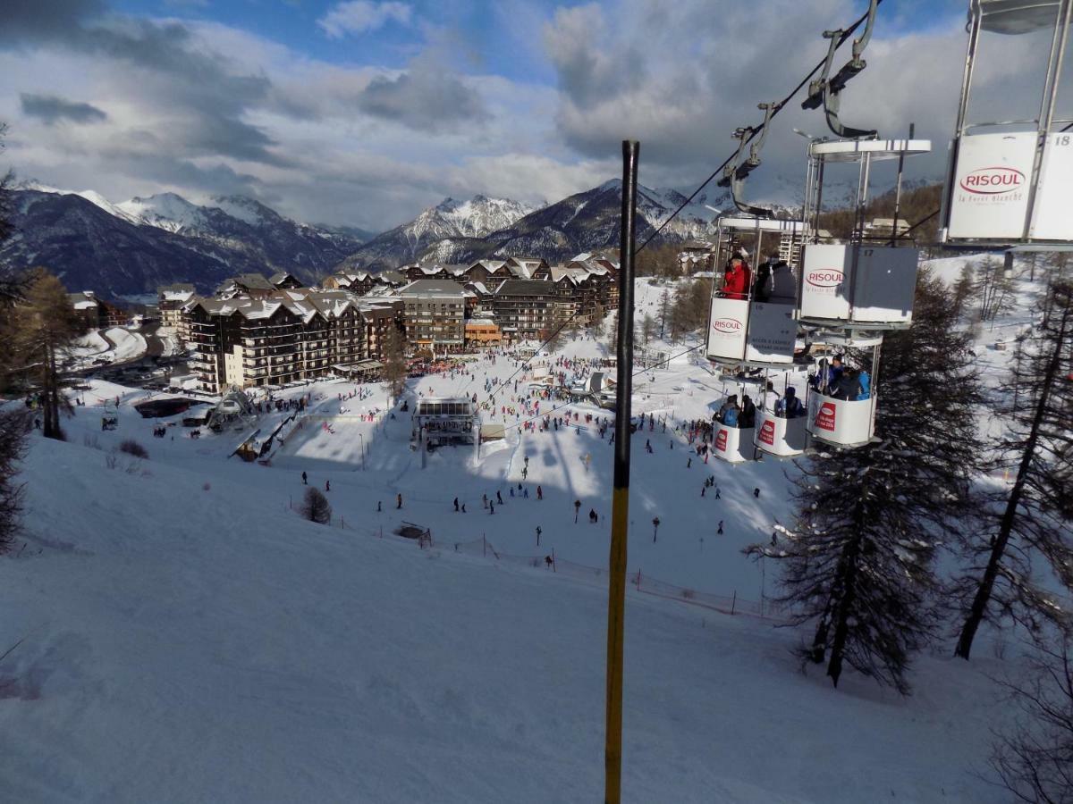 Appart 4 P Pied Des Pistes Risoul 1850 Luaran gambar